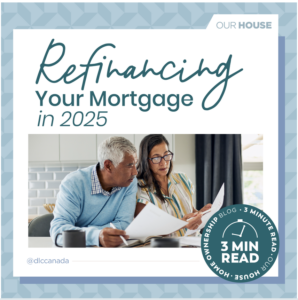 Couple looking at blue prints